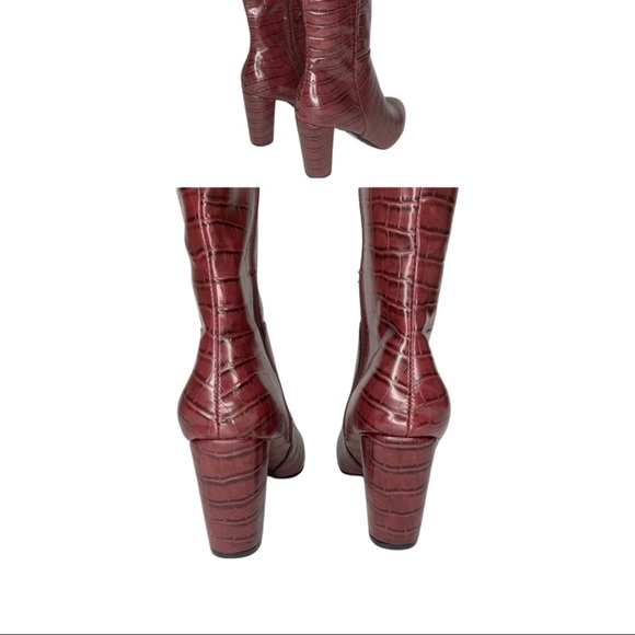 JNY | croc print boots - Picture 6 of 7